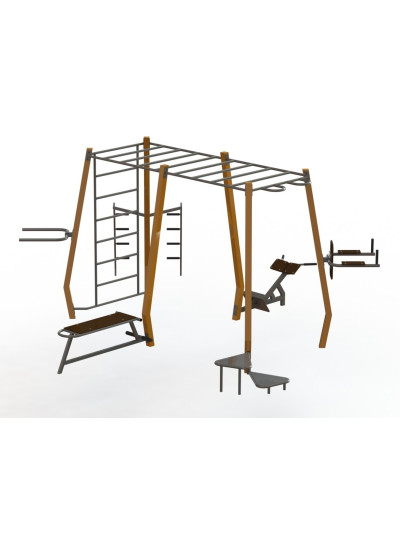 Воркаут для улицы мультифункциональный-6